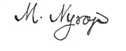 signature de Martin Nyrop