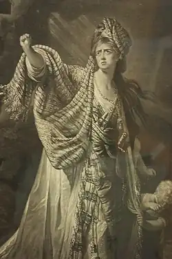 Médée dans Medea Richard Glover, gravure de William Dickinson. (1771)
