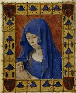 Vierge à l'Enfant, KB, 74G37a f.1v.