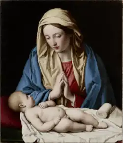 Marie adorant l'Enfant, entre 1640 et 1660, Musée Städel de Francfort