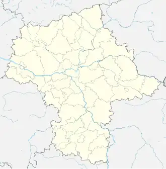 Voir sur la carte administrative de Voïvodie de Mazovie