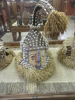 Masque au Musée africain de Namur.