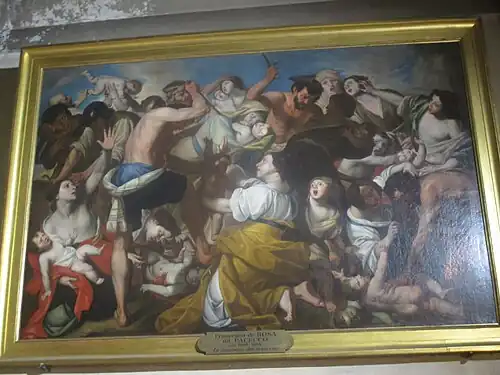Francesco Rosa, Le Massacre des Innocents (XVIIe siècle).