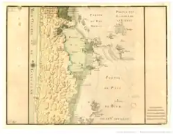 L'"estang de La Canau" vers 1700, par Claude Masse