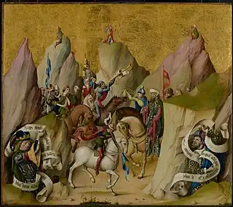 Rencontre des rois mages avec David et Isaïe