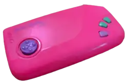 Photo d'une console rose