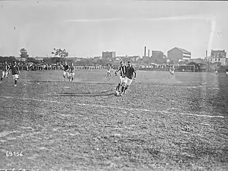 Match AS française contre JA Saint-Ouen le 2 octobre 1921.