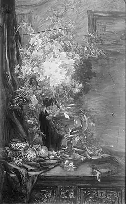 Fleurs et bibelots, vers 1910 (photographie François Vizzavona-RMN).