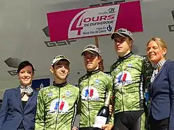 L'équipe Armée de Terre, primée pour sa combativité.