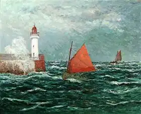 Rentrée des Bateaux de Pêche à Belle-Île-en-Mer, 1910Collection privée, Vente 2010