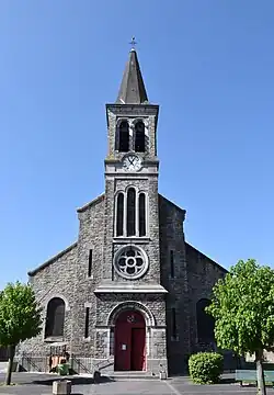 Féçade de l'église.