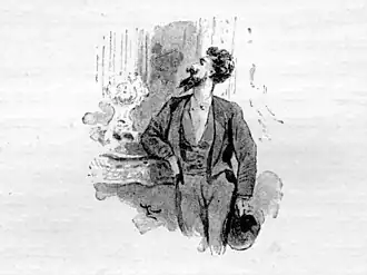 Illustration pour Sur l'eau de Guy de Maupassant (1888).