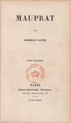 Image illustrative de l’article Mauprat (roman)