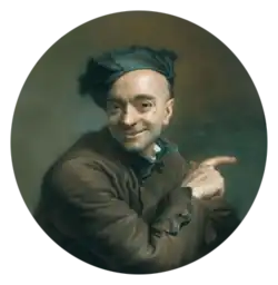 Portrait de Quentin de la Tour (par lui-même), de sa bonne humeur