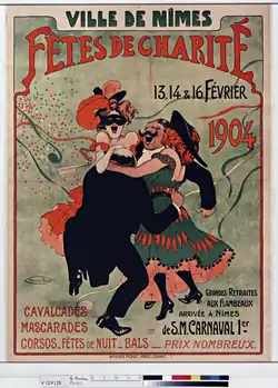 Fêtes de charité 13, 14 et 16 février 1904 à Nîmes