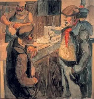 Maurice Le Scouëzec, Café La Villette.