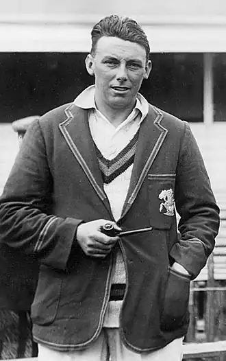 Maurice Tate en 1926.