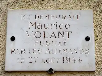 Plaque au no&nbsp;4.