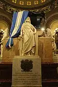Mausolée de San Martín en la cathédrale de Buenos Aires.
