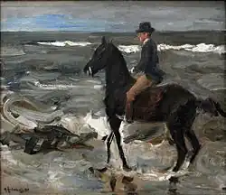 Le Cavalier sur la plage (Max Liebermann, 1904)