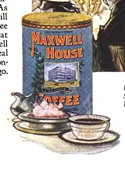 Description de l'image Maxwell House ad 1928 (cropped).jpg.