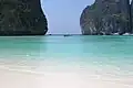 Plage de Maya Bay.