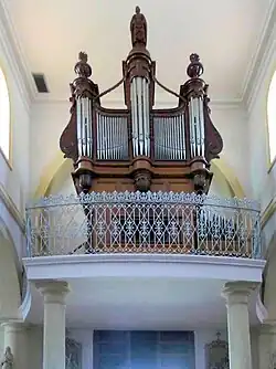 L'orgue d'église Saint-Nicolas.