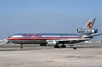 McDonnell Douglas DC-10 d'Hawaiian airlines en 1997.