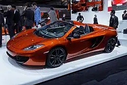 McLaren MP4-12C Spider.