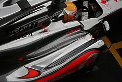 Photo de la partie centrale de la McLaren MP4-26