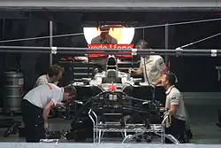 Photo du stand McLaren à Sepang