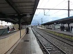 Quais de la gare en 2016.