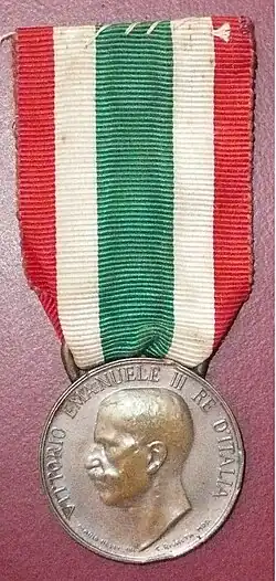 Médaille commémorative de l'Unité italienne