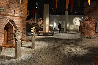 Vue de l'intérieur du musée