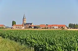 Vue générale du village, côté sud
