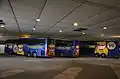 Autocars Megabus en gare routière de Paris Bercy, en août 2016.