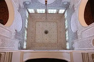 Plafond du Mausolée de Moulay Ismaïl.