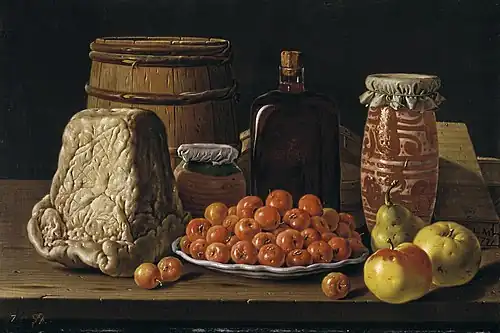 Nature morte aux acerolas1771Musée du Prado