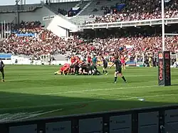 Le Stade face à Perpignan, saison 2010-2011;