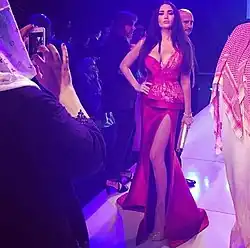 Description de l'image Melissa in Arabic fashion week 2015.jpg.