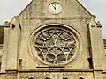 Croisillon sud, rosace du XIVe&nbsp;siècle.