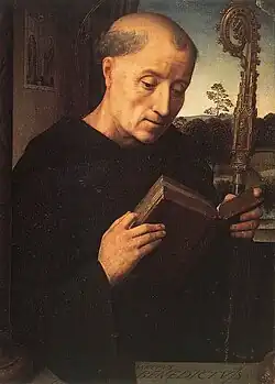Saint Benoît,  (45,5&nbsp;×&nbsp;34,5&nbsp;cm).