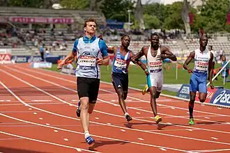 Séries du 100&nbsp;m masculin