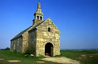 Chapelle Saint-Hervé au somment du Menez Bré (commune de Pédernec)