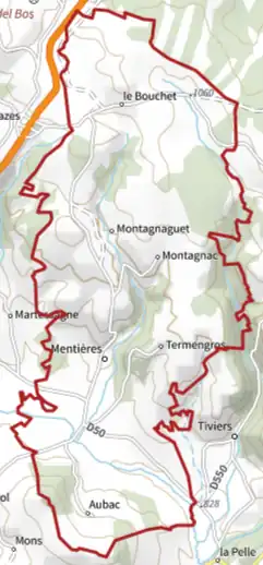 Carte topographique