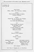 Menu Siège de Paris, 25 décembre 1870.
