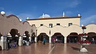 Cour intérieure du marché.