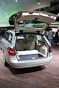 Coffre d'une Mercedes-Benz Classe E