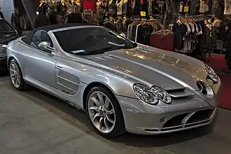Mercedes-Benz SLR McLaren roadster.