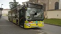 Mercedes Benz Citaro C2, n°1021 au terminus de la ligne 30